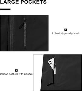 <b>Waterproof</b> Windbreaker Rain <b>Jacket</b> <b>Men</b> Lightweight <b>Packable</b> Raincoat Windbreaker Clothing uploaded by Dress Sports - Product Image 5