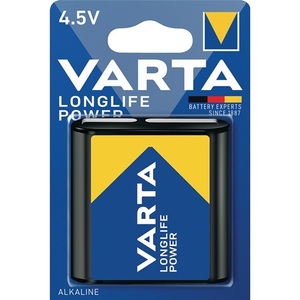 แบตเตอรี่ VARTA 4.5V 6100mAh Longlife Power รุ่น 3LR12 4912 บรรจุ 1 ก้อนต่อแพ็ค - Product Image 1