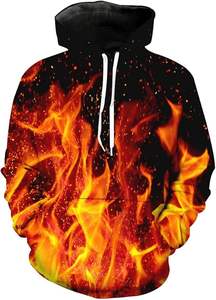 Sudaderas con capucha unisex con estampado de galaxias en 3D sublimadas de alta calidad, sudaderas con capucha de lana cálida de manga larga - Product Image 4