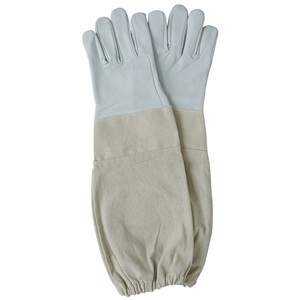 Guantes de apicultura de talla XL de alta calidad, cómodos guantes de seguridad de piel de cabra y goma para apicultores, guantes de soldadura - Product Image 1