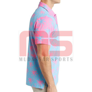 Custom Made Knitted Print Moisture Wicking for <b>Shirt</b> for <b>Men</b> High Quality Breathable OEM Factory Wholesale - Product Image 5