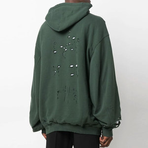 เสื้อมีฮู้ดแบบสวมศีรษะของผู้ชายผ้าคอตตอนเสื้อมีฮู้ดแห้งเร็วดีไซน์มีกระเป๋าสไตล์ไม่เหมือนใครใส่ทั่วไปพอดีกับบริการ OEM สินค้ามาใหม่ - Product Image 2