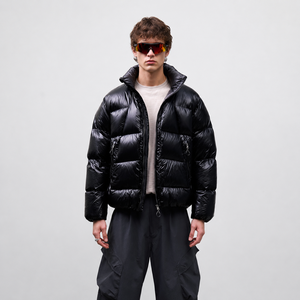 OEM/ODM Custom Professional Puffy Shell Waterproof Wind Resistant Thick Warm Urban Outdoor Men's Winter Fashion <b>Bubble</b> <b>Coat</b> - Product Image 3