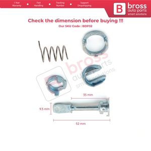 BDP32 Front <b>Door</b> Lock Barrel Repair Kit 51.5 mm for Passat B5 3B2 3B5 1996-2005 3B0837167 - Product Image 6
