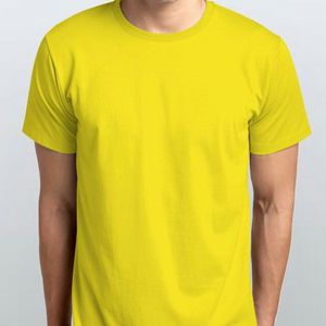 เสื้อยืดลำลองผู้ชาย สีพื้น ขายส่งราคาถูก สั่งทำโลโก้ได้ - Product Image 4
