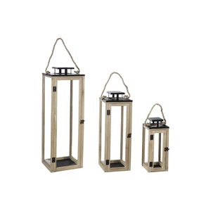 Juego de Dos Faroles de Madera de Alta Calidad, Hechos a Mano, Lujosos, Únicos, Ecológicos, Decoración para el Hogar, Portavelas para Bodas - Product Image 4