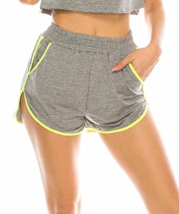 Plain Dye Yoga Shorts Gym Fitness Short Breathable Sport Workout Athletic <b>Compression</b> High Waist Custom Seamless for <b>Women</b> 2025 - Product Image 1