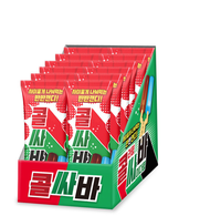 Sucettes coréennes Yum'z Bites enrobées de sucre saveur cola et soda, bonbons durs multicolores en forme de bâtonnet pour distribution en gros