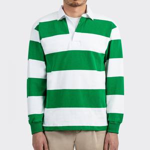 Maillot Rugby Décontracté Personnalisable 100% Coton pour Homme Respirant avec Col Montant Réversible et Manches Courtes Complètes Couleurs Personnalisées - Product Image 1