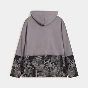 Wholesale <b>Mens</b> Custom Winter Hoodies Premium Heavy Cotton Digital Printing <b>Pullover</b> with OEM/ODM Service - Product Image 2