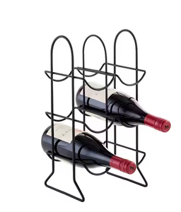 ที่ตั้งไวน์โลหะตกแต่งที่วางไวน์สำหรับห้องนั่งเล่นและของตกแต่งงานปาร์ตี้ปรับแต่งได้ตามต้องการ - Product Image 6