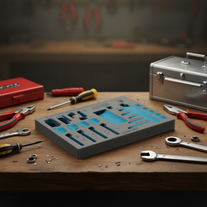 Inserto de Espuma Suave de 2 Componentes Hazet para Estuches de Herramientas 163-119/23 - Product Image 3