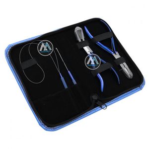 Hair <b>Extension</b> Tools Kit Tape in Hair <b>Extension</b> Pliers <b>Beads</b> Crusher and Removing Pliers - Product Image 3
