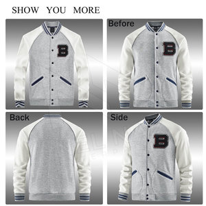 Veste à col montant de haute qualité pour hommes, vêtements d'hiver avec manches longues Lettermen Design personnalisé - Product Image 5