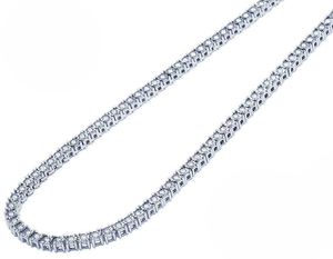 Collar de Tenis con Moissanita de 15 Quilates Chapado en Oro, Estilo Hiphop, para Hombre y Mujer, Plata de Ley, Regalo de Boda y Aniversario - Product Image 3