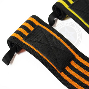Best Selling Custom Logo Gym Workout Accessory Cotton <b>Wrist</b> Wraps for Men and Women Fitness Adult Use <b>Weight</b> Lifting Support - Product Image 3