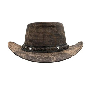 Sombreros de cuero de vaquero unisex hechos a medida ligeros nuevo diseño al por mayor para pescar - Product Image 1