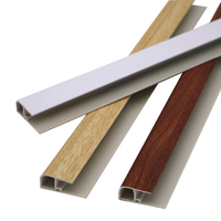 Rodapié moderno SPC, rodapié decorativo de poliestireno con función impermeable para decoración del hogar