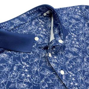 Polo en coton de luxe pour hommes de haute qualité pour hommes Polo de golf tricoté en polyester avec logo brodé Polos personnalisés - Product Image 5