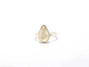 ขายส่ง925เงินสเตอร์ลิงแหวนควอตซ์เลมอนเครื่องประดับที่เรียบง่ายแหวนแต่งงานพลอยธรรมชาติขายส่งจำนวนมาก - Product Image 2