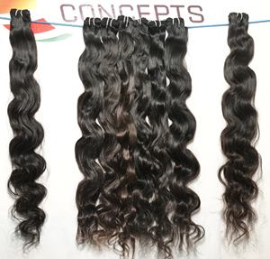 Haute Qualité Indien Remy Bodywave Bundles Extensions Pas Cher Naturel Cru Cheveux Humains Double Dessiné Génie Trames - Product Image 5