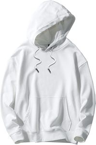 Sudadera con capucha de gran tamaño para hombre, Sudadera con capucha con hombros caídos, sudadera holgada de algodón 100% con bolsillos Kanga, sudaderas con capucha Vintage suaves - Product Image 3