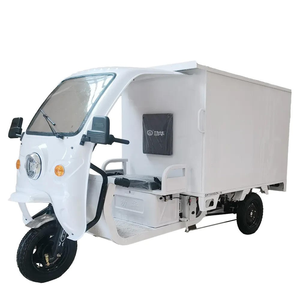 รถสามล้อไฟฟ้าแบบมีห้องโดยสารพร้อมกล่องเก็บสัมภาระแบบปิด - Product Image 1