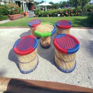 Meilleur prix moderne fait à la main 4 pièces pouf ensemble pour Table à manger ferme appel pour la maison Restaurant hôtel salon jardin - Product Image 1