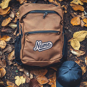 Parches bordados personalizados con nombre, tela de sarga, etiquetas de nombre para planchar o coser para uniformes, mochilas escolares y ropa de trabajo - Product Image 2