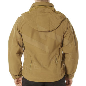 New Arrival Best Quality <b>Men's</b> Softshell <b>Jackets</b> High Windproof Wool Fabric Wholesale Clothing New Arrival Softshell <b>Jacket</b> - Product Image 4