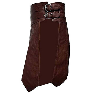 Kilts en cuir pour hommes à faible quantité minimale de commande-Vente directe d'usine de service OEM sur mesure de haute qualité - Product Image 2