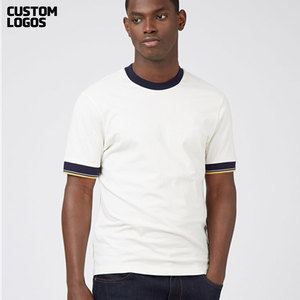 76600 180g T-shirt de sonnerie filée en coton de qualité supérieure pour adulte - Product Image 1