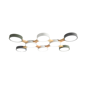 Modern <b>LED</b> Chandelier Cloud Shape Acrylic Metal Base Ra90 3500K Warm White AC Asian Design Large Size Bedroom <b>Surface</b> <b>Mounted</b> - Product Image 2