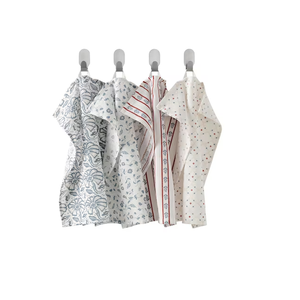 Lot de 4 torchons de cuisine en coton, serviettes de table pour hôtel, restaurant, maison, personnel, multi-usages, naturel, meilleure vente - Product Image 1