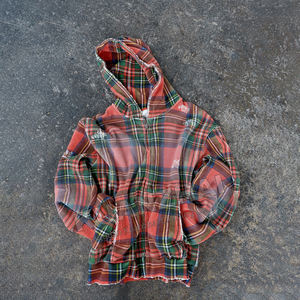 เสื้อฮู้ดดี้ทรงบ็อกซี่ แขนยาวแบบดรอปโชว์เดอร์ ผ้าวาฟเฟิลย้อมสีพื้น สไตล์วินเทจฟอกสี  สำหรับผู้ชาย  แบบสั่งทำพิเศษ ผ้าฟลานเนล - Product Image 2