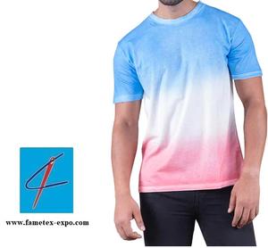 T-shirt pour homme à manches courtes en coton 100% multicolore, 180 grammes, Bangladesh, écologique, séchage rapide, confortable, orienté vers l'exportation - Product Image 4