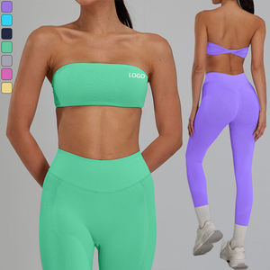 Sujetador Deportivo Sin Espalda Personalizado, Tipo Bandeau, para Yoga, Gimnasio, Ropa Deportiva para Mujer, Cómodo, Sin Tirantes, para Entrenamiento - Product Image 3