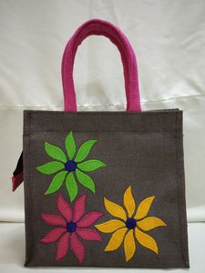 กระเป๋าช้อปปิ้งผ้าปอกระเจาแฟชั่นทันสมัยเป็นมิตรต่อสิ่งแวดล้อม,กระเป๋าช้อปปิ้งสีสันสวยงามในราคาที่สมเหตุสมผล - Product Image 5