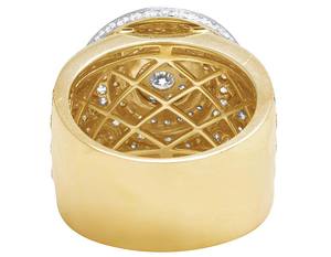 Bague en Moissanite personnalisable de style Hip Hop pour homme en argent sterling S925 4.5 CT VVS1-VVS2 clarté mariage fiançailles - Product Image 5