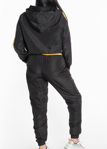 Nuevo Color senderismo rompevientos chándal Unisex chaqueta impermeable pantalones de lluvia conjuntos de dos piezas sólido ecológico otoño - Product Image 2