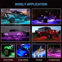 Luces Decorativas LED RGB para Camiones, Luces Ambientales y Inferiores, Luces Traseras de 12V, Impermeables IP67
