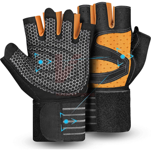 Workout Gloves <b>Men</b> Women Weight Lifting Gloves Full Palm Protection Excellent Grip Ultra <b>Breathable</b> Gym Gloves Weightlifting - Product Image 4