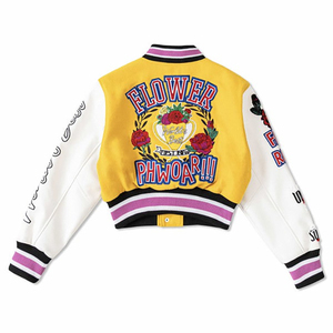 Fabricante superior bordado abrigo hombres último diseño Letterman chaqueta de invierno ropa de calle Hip Hop chaqueta abrigo - Product Image 2