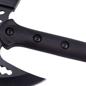 Hache en acier à haute teneur en carbone de qualité industrielle, manche en acier – Outil multifonctionnel tactique pour le camping, la coupe et le feu, longueur totale 400 mm - Product Image 4