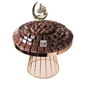 Calidad Superior Decoración hecha a mano Decoración de metal grande Luna Cuencos de chocolate Elegancia Vajilla Postre Cuenco de chocolate - Product Image 1