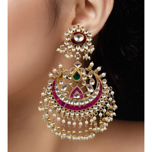 Boucles d'oreilles faites à la main de nouvelle conception Boucles d'oreilles de déclaration pour la nuit-Boucle d'oreille de conception de luxe de haute qualité audacieuse et accrocheuse - Product Image 6