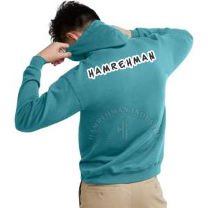 Color personalizado y logotipo de gran tamaño Sudadera con capucha para hombre de talla grande estilo casual 350 gramos Color sólido largo - Product Image 2