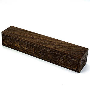 Small Black Eco-Friendly Polished Wooden <b>Box</b>-Hot Selling Wall Hanging Home Decor <b>Gift</b> Made in India - Product Image 1