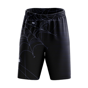 Shorts de sport décontractés pour hommes, noirs, unis, écologiques, anti-UV, imperméables, séchage rapide, taille mi-haute avec cordon de serrage - Product Image 5