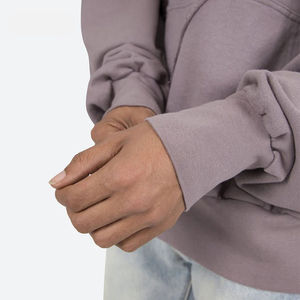 Vintage lavage couleur bloc sweats à capuche hommes haute qualité surdimensionné pull coton blanc à capuche DDP expédition - Product Image 4